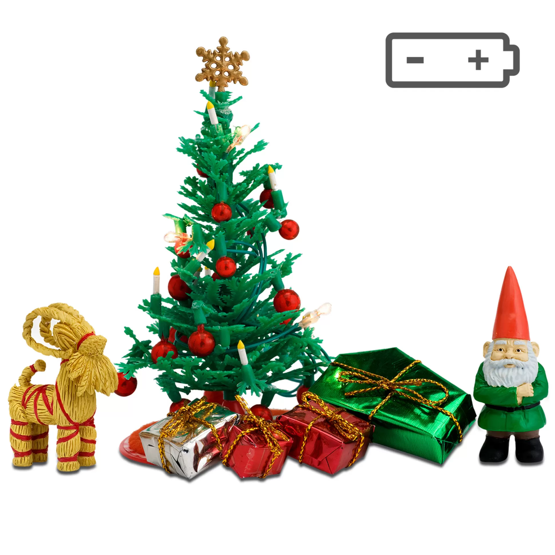 LUNDBY Doll Houses & Doll House Accessories< Doll House Accessories Christmas Set With Lighting