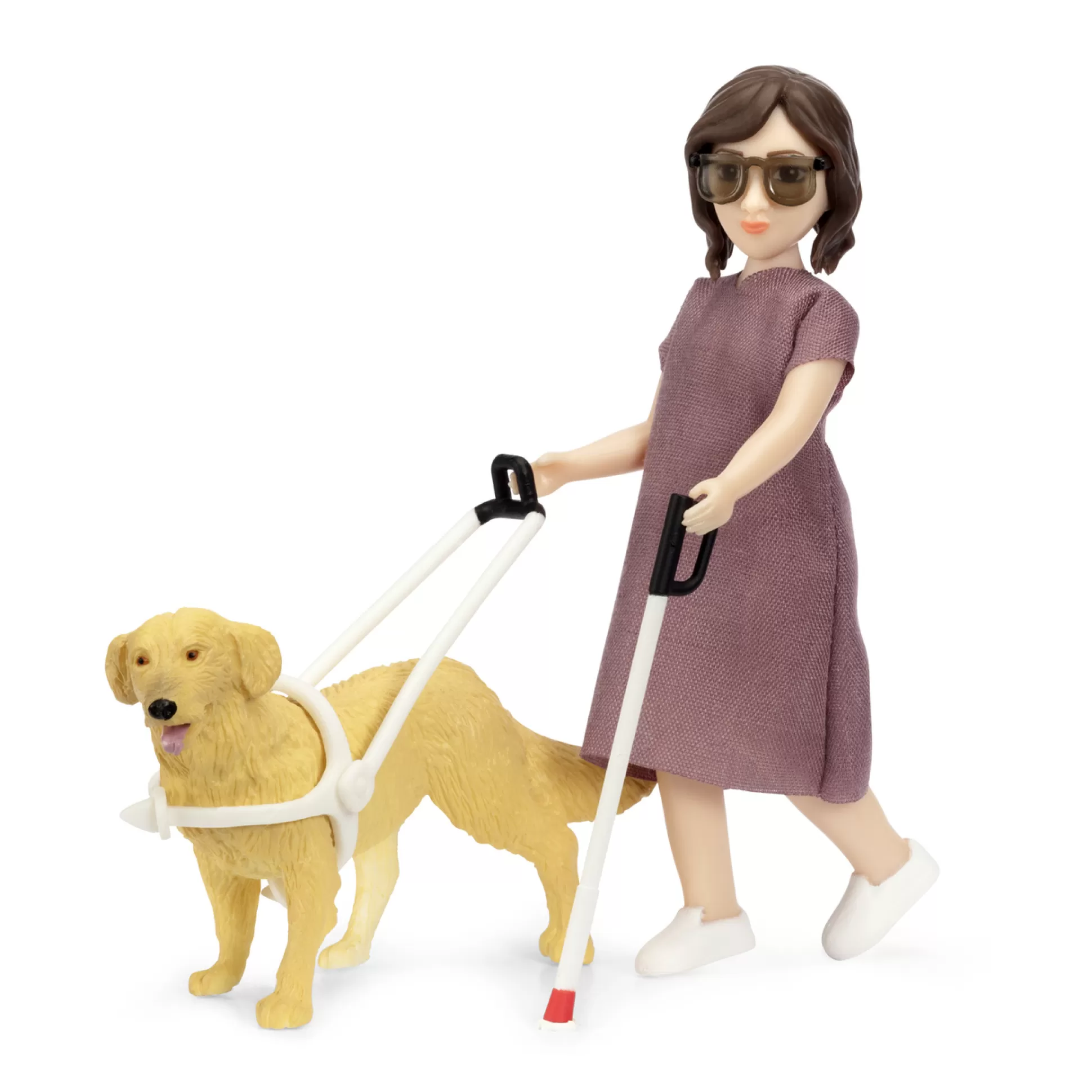 LUNDBY Dolls & Doll Accessories< Doll House Dolls With Cane And Guide Dog