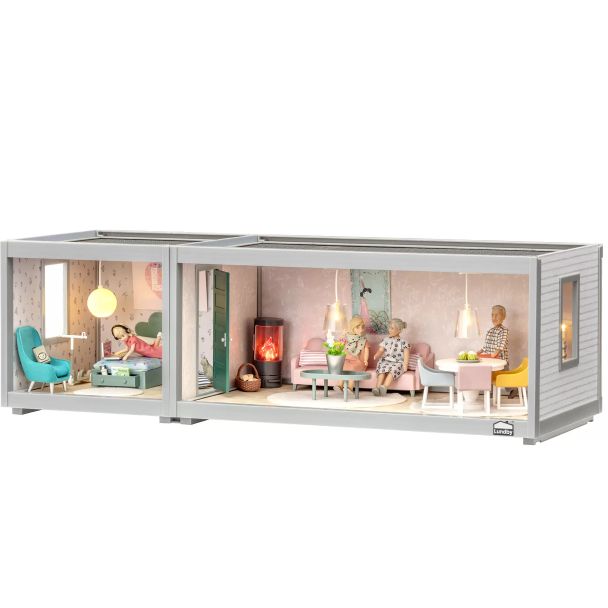 LUNDBY Doll Houses & Doll House Accessories< Doll House Downstairs