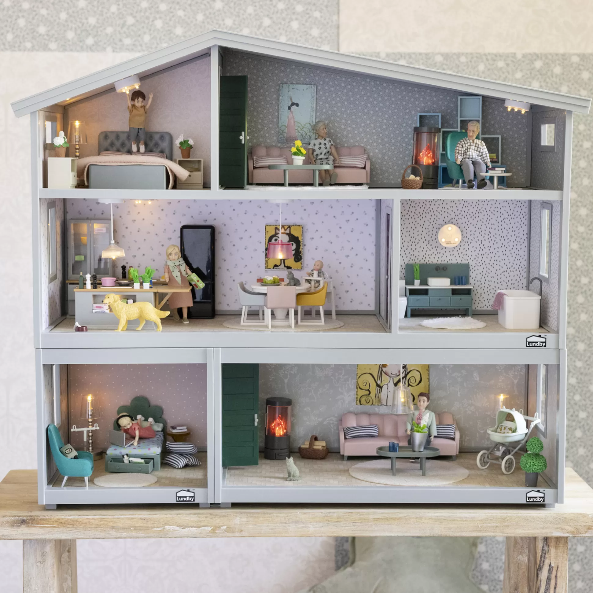 LUNDBY Doll Houses & Doll House Accessories< Doll House Downstairs