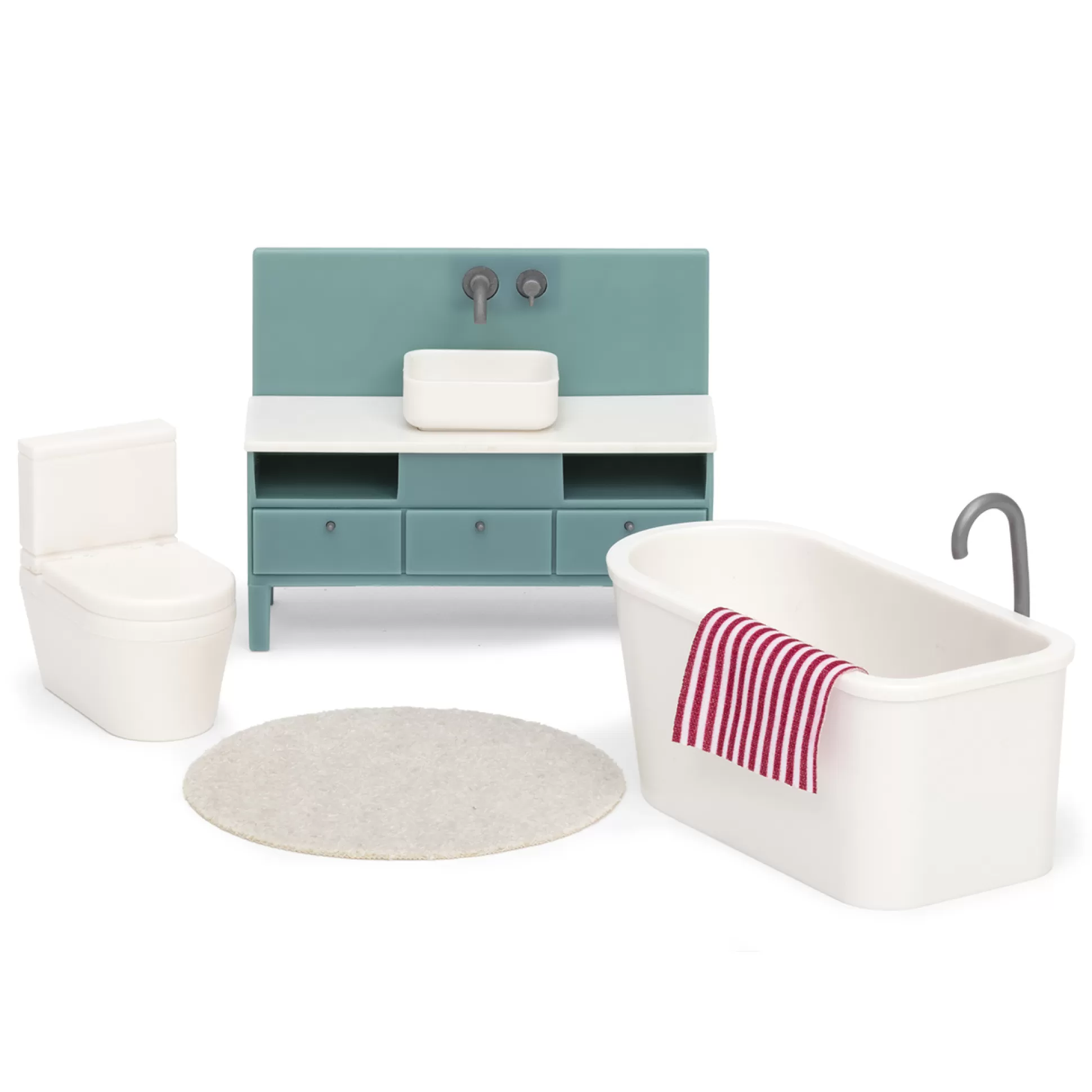 LUNDBY Doll Houses & Doll House Accessories< Dollhouse Furniture Bathroom Set Basic