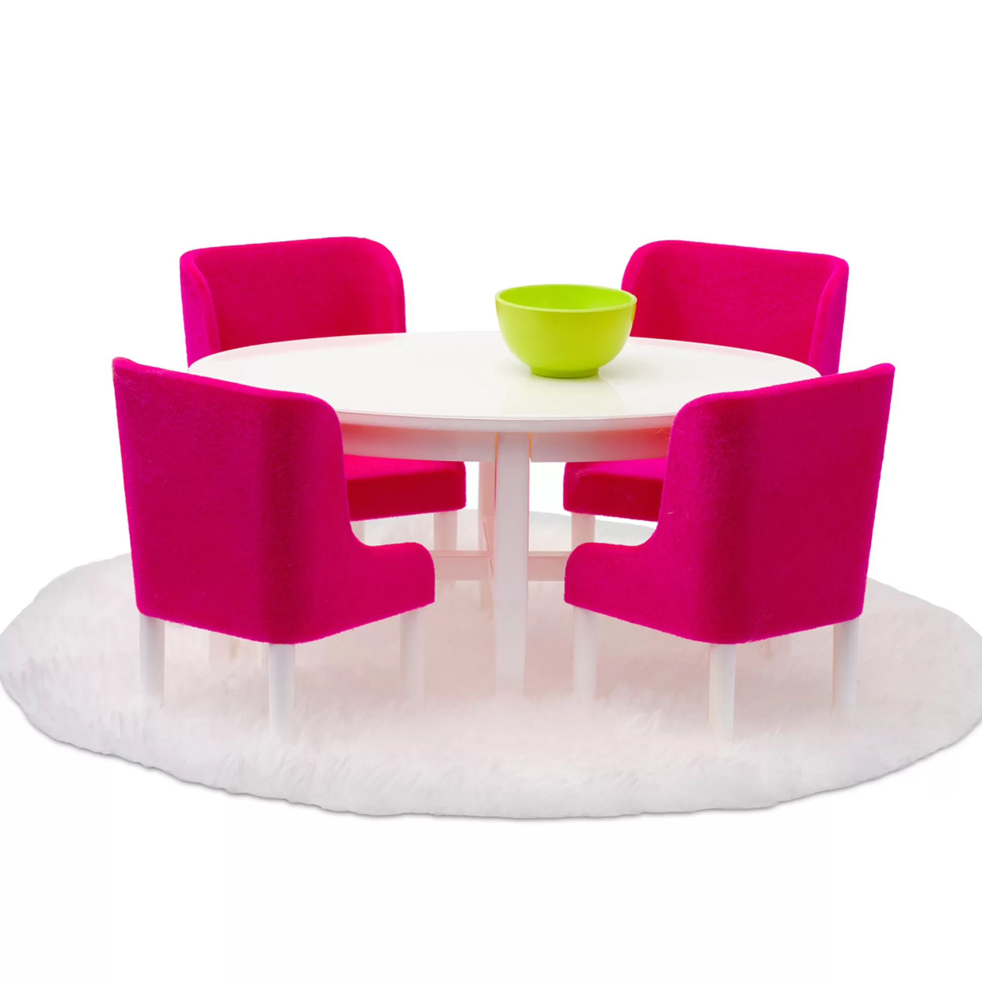 LUNDBY Doll Houses & Doll House Accessories< Dollhouse Furniture Dining Table Cerise