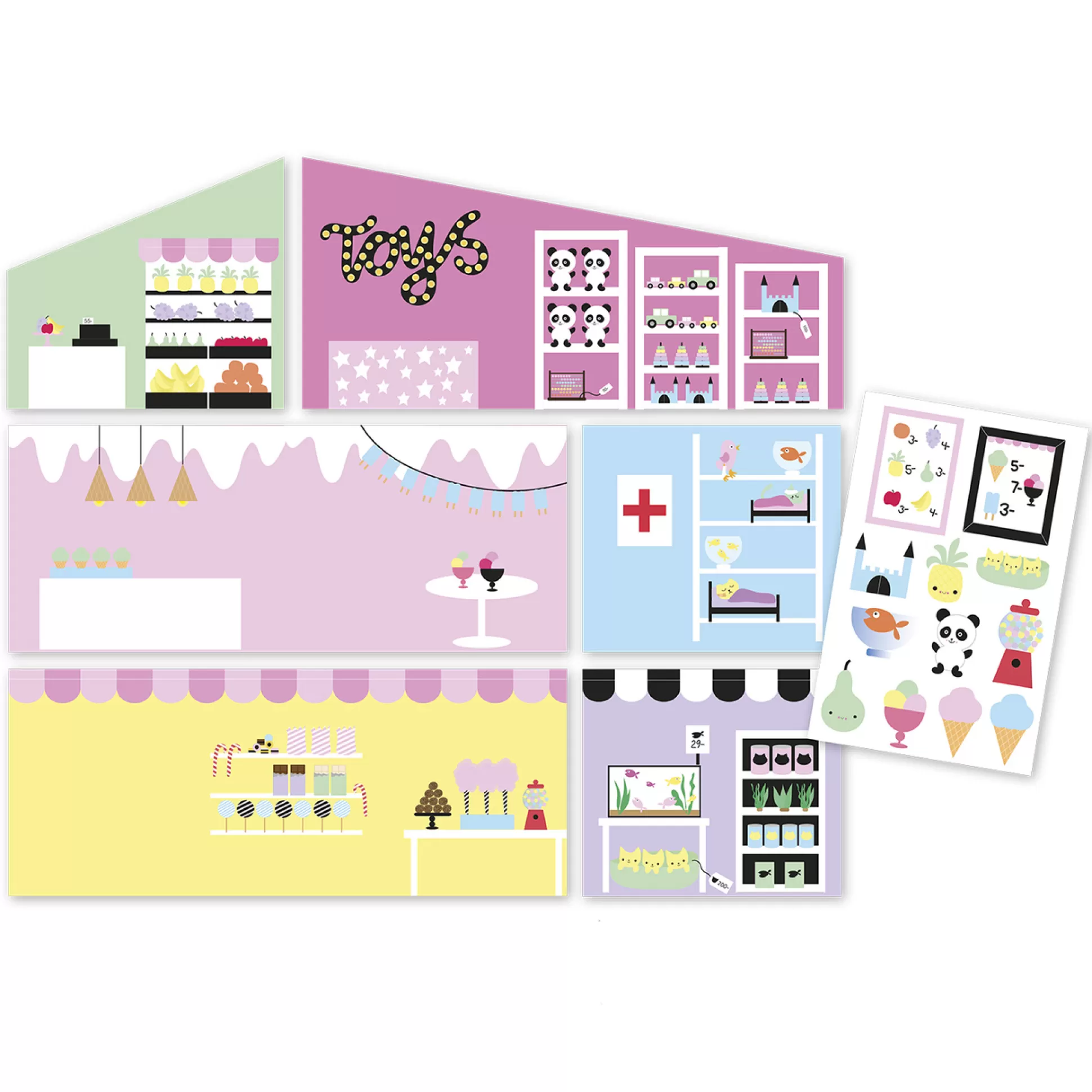 LUNDBY Doll Houses & Doll House Accessories< Wall Set Shop