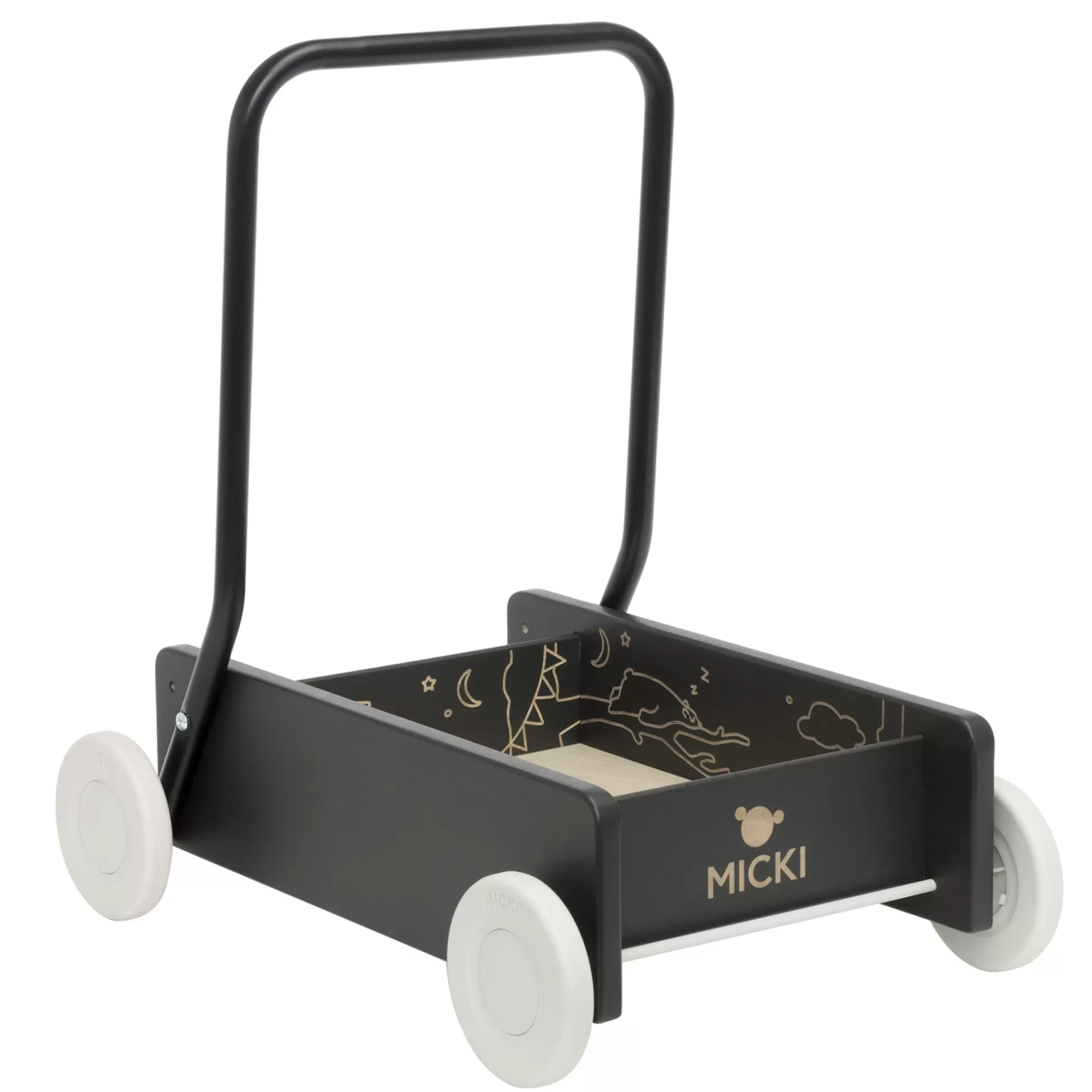 * Wooden Toys<Micki Baby Walker Black Premium