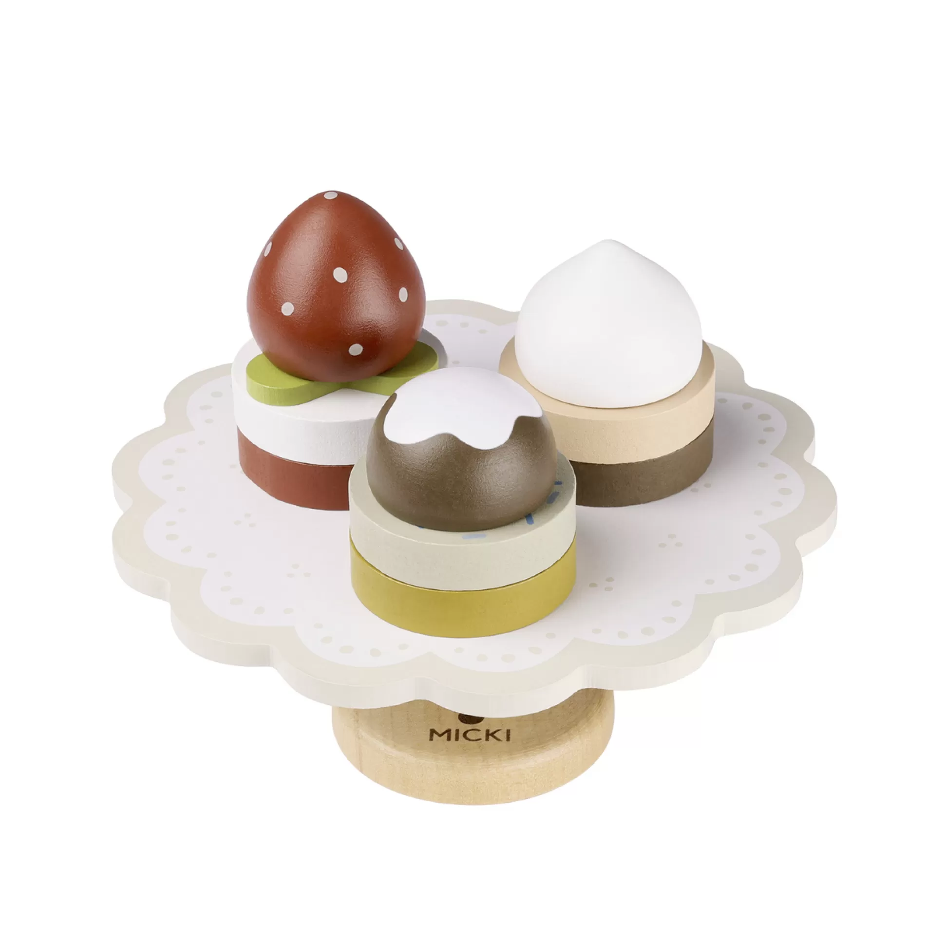 * Wooden Toys<Micki Cake Stand With Toy Pastries