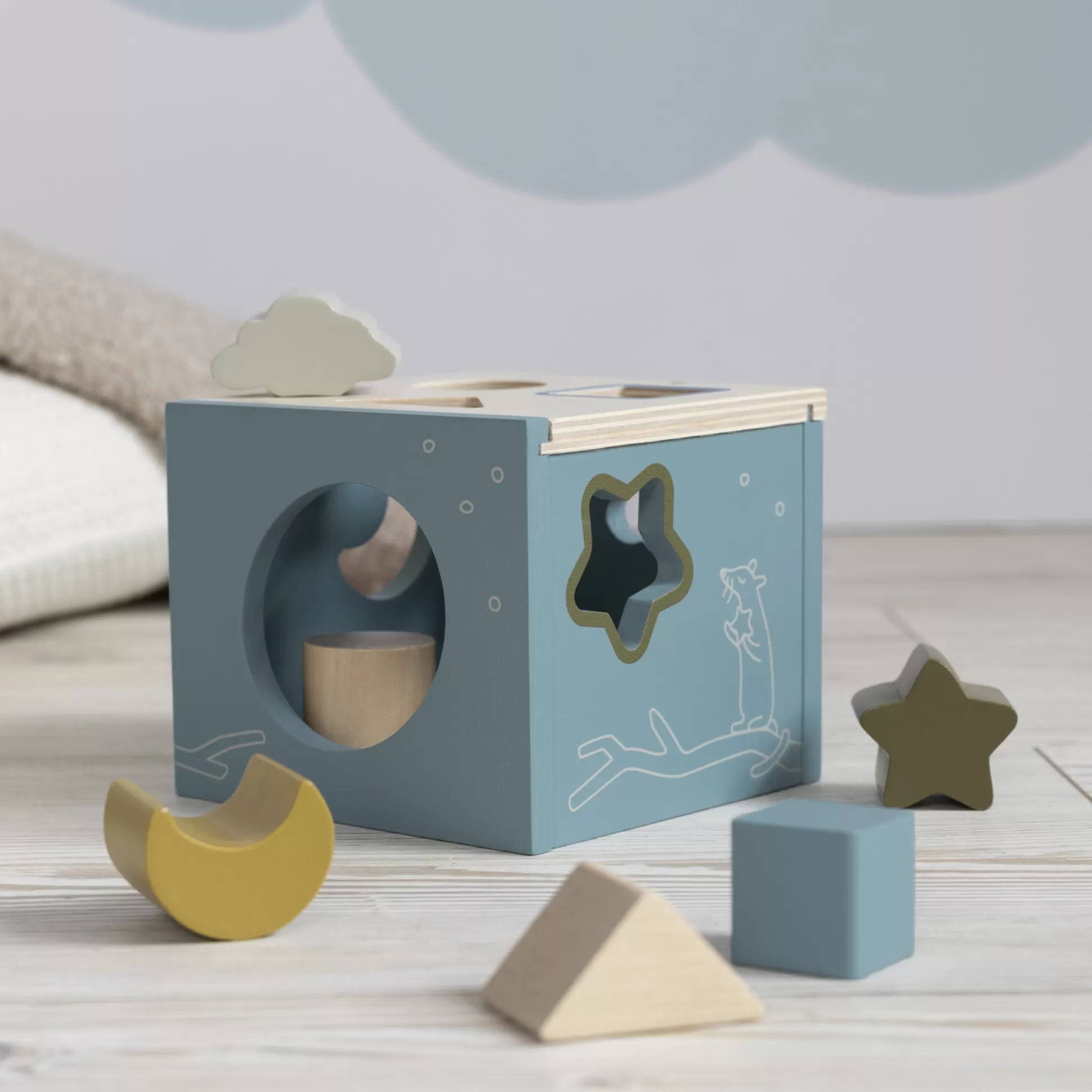 * Wooden Toys<Micki Shape Sorter Blue