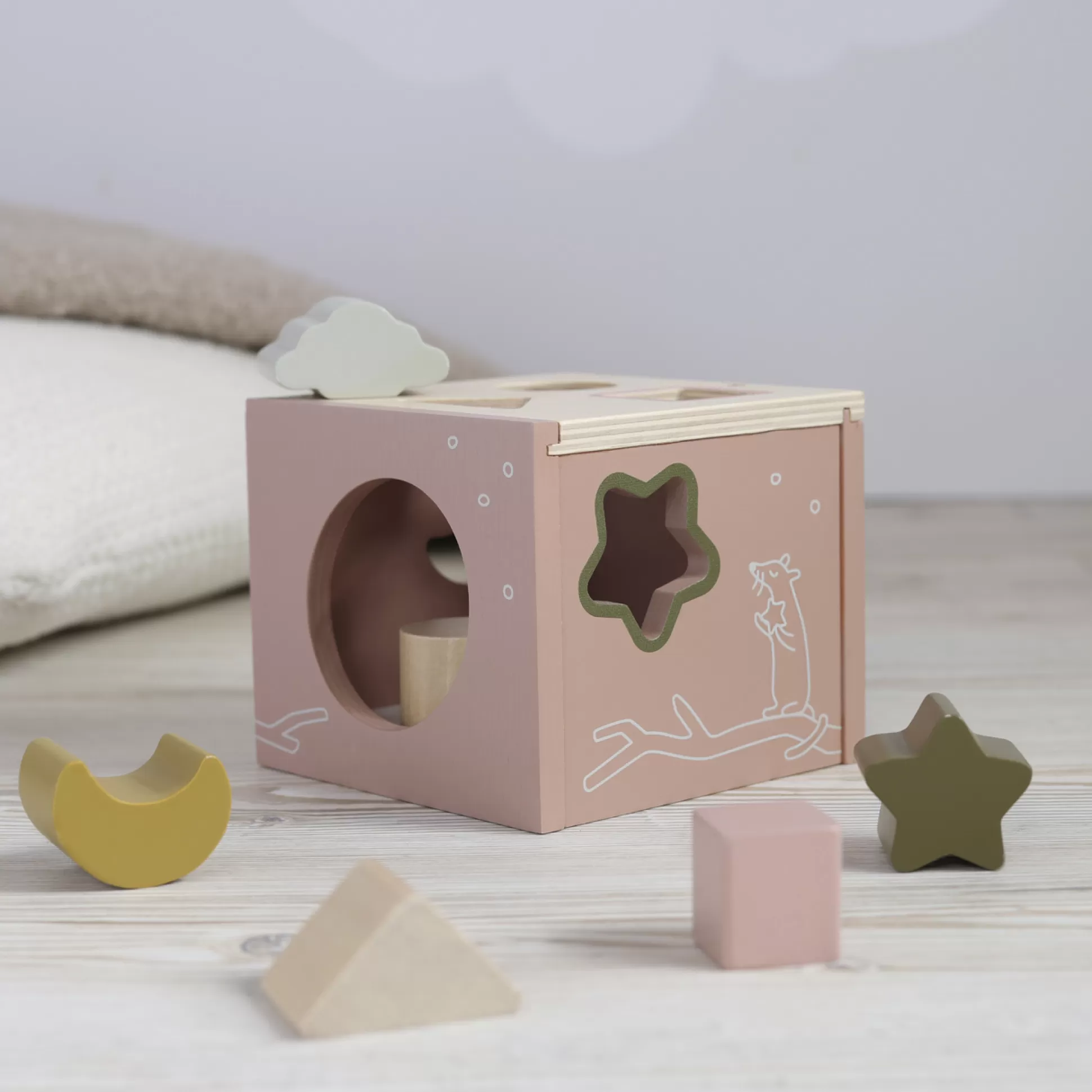 * Wooden Toys<Micki Shape Sorter Pink