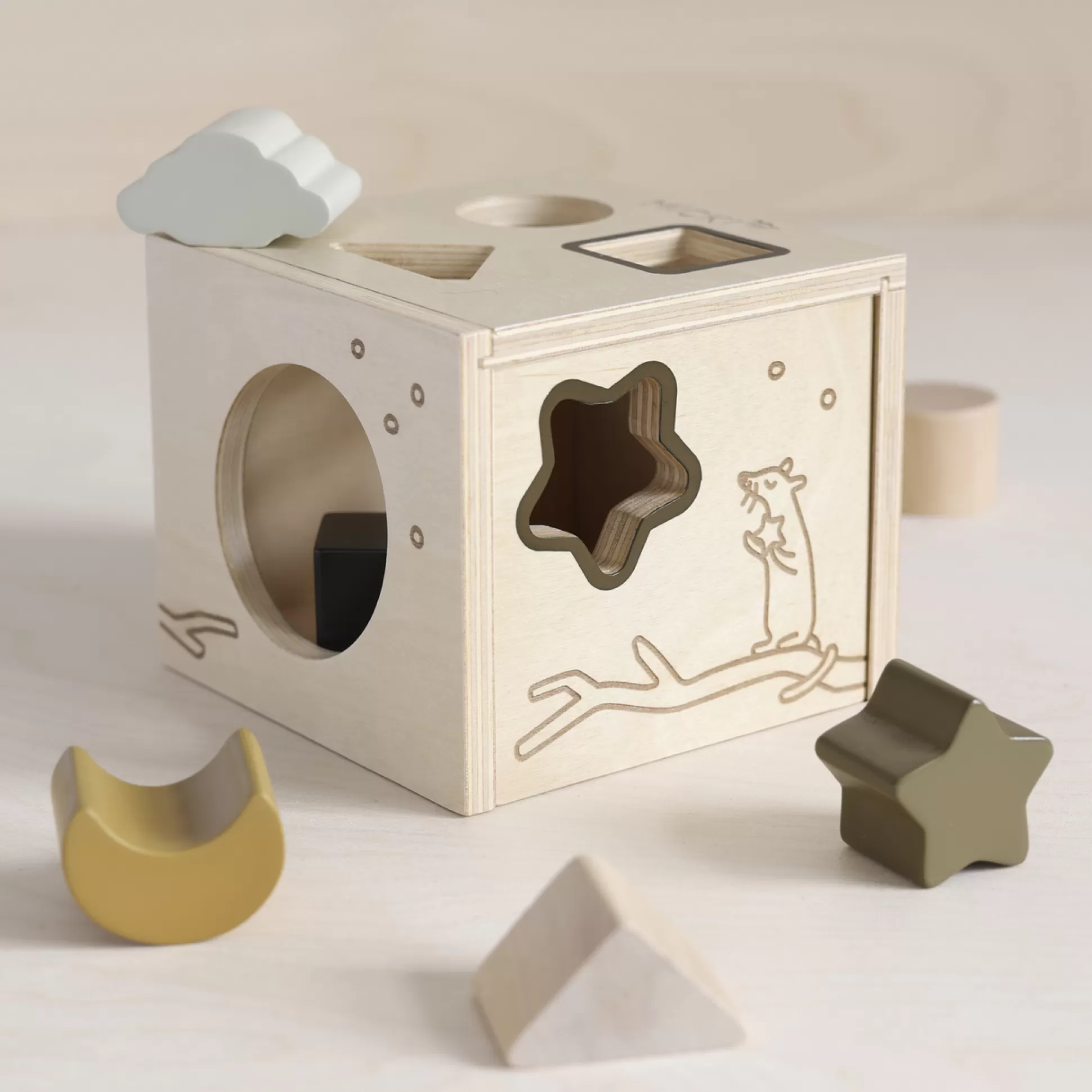 * Wooden Toys<Micki Shape Sorter Premium