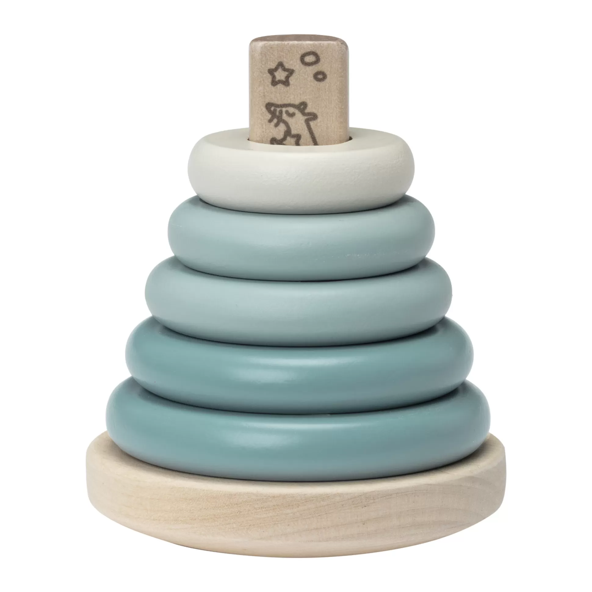 * Wooden Toys<Micki Stacking Rings Blue