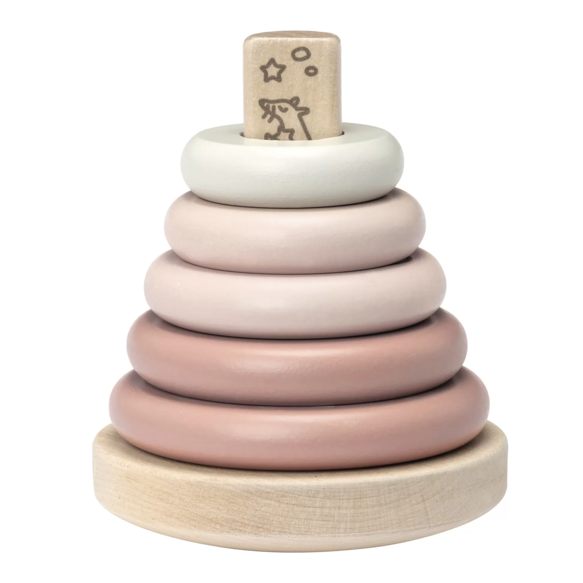 * Wooden Toys<Micki Stacking Rings Pink