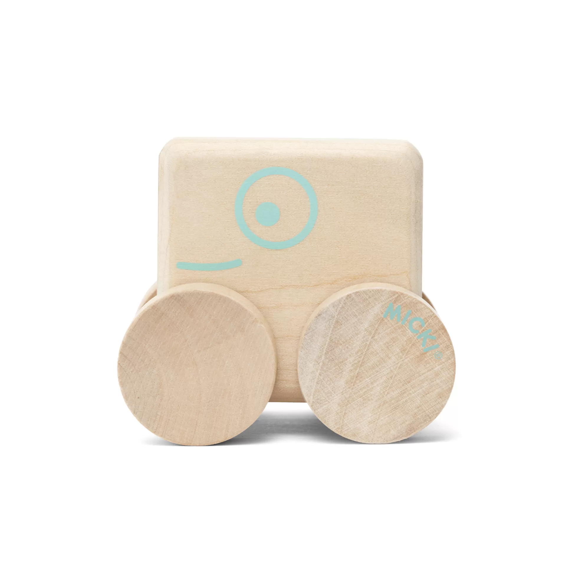 * Wooden Toys<Micki Toy Car Square Natural Wood