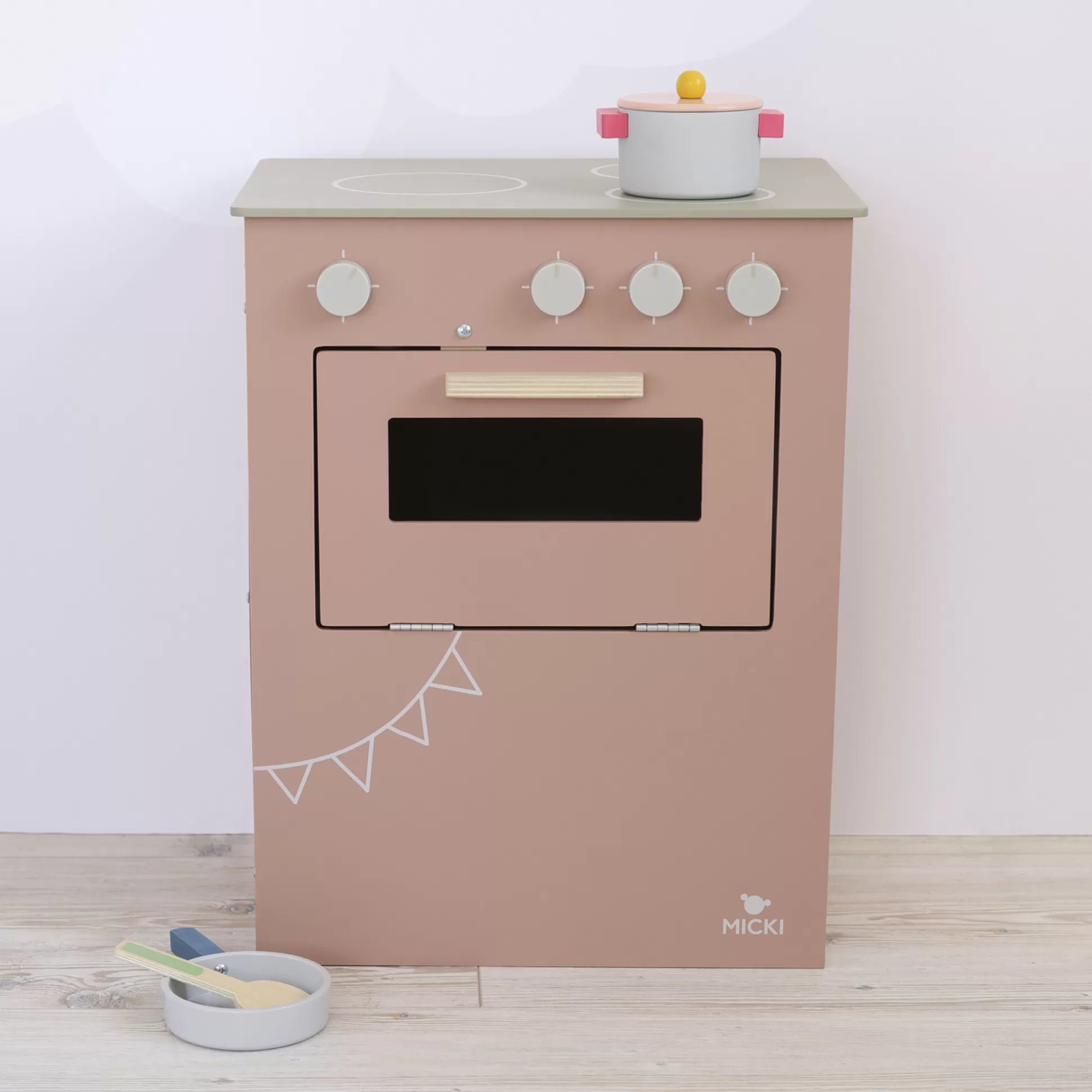 * Wooden Toys<Micki Toy Stove Pink