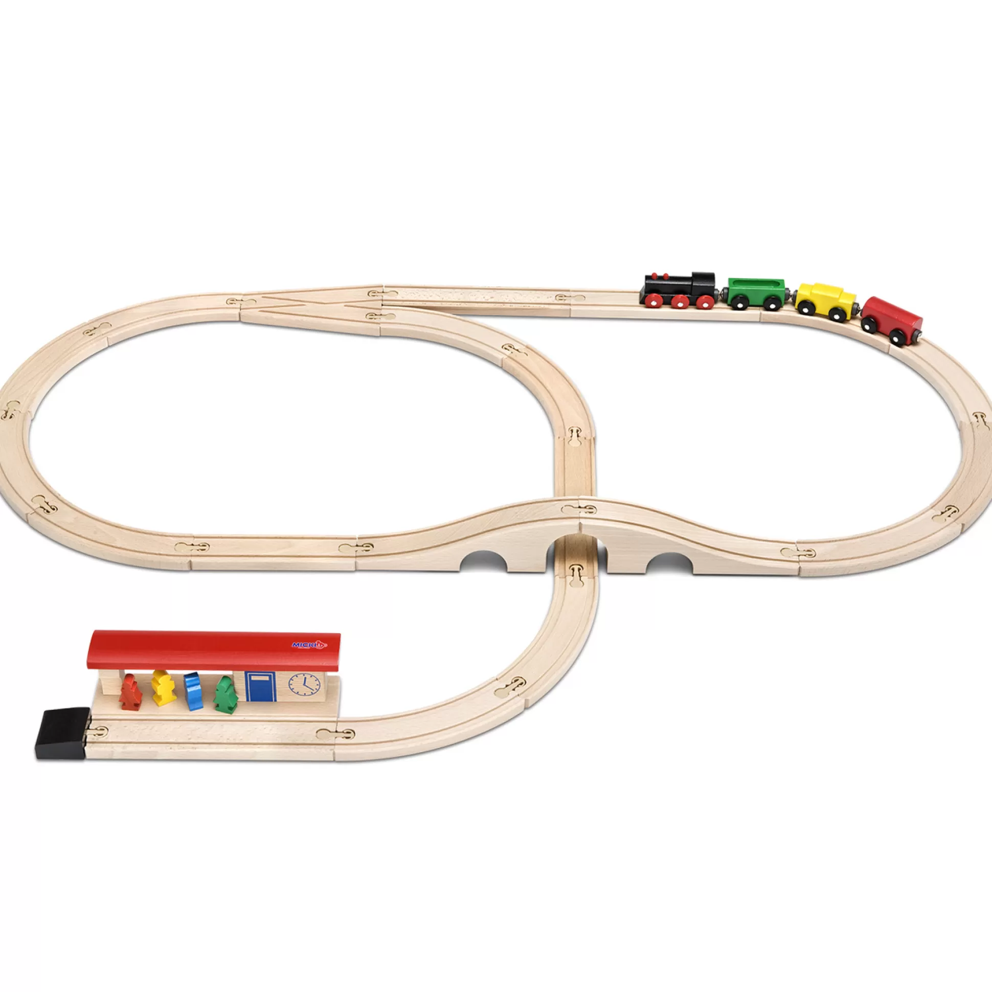 * Wooden Toys<Micki Train Set 3 Wooden