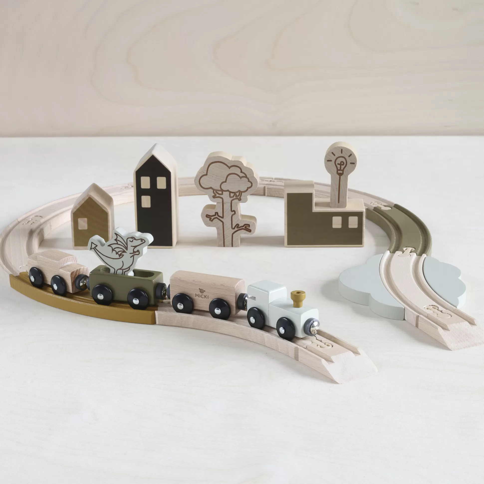 * Wooden Toys<Micki Train Set Premium