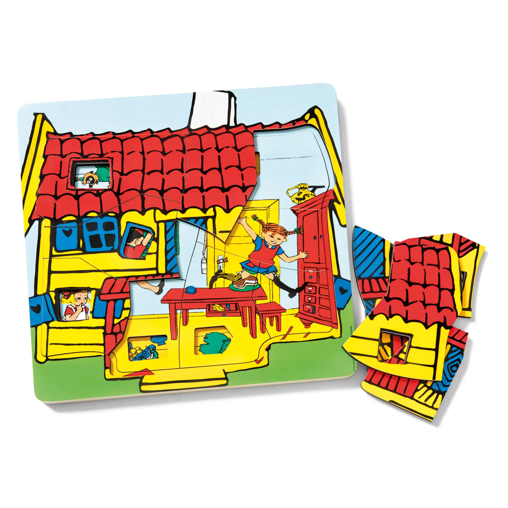 PIPPI Wooden Toys< Puzzle Dual Layer