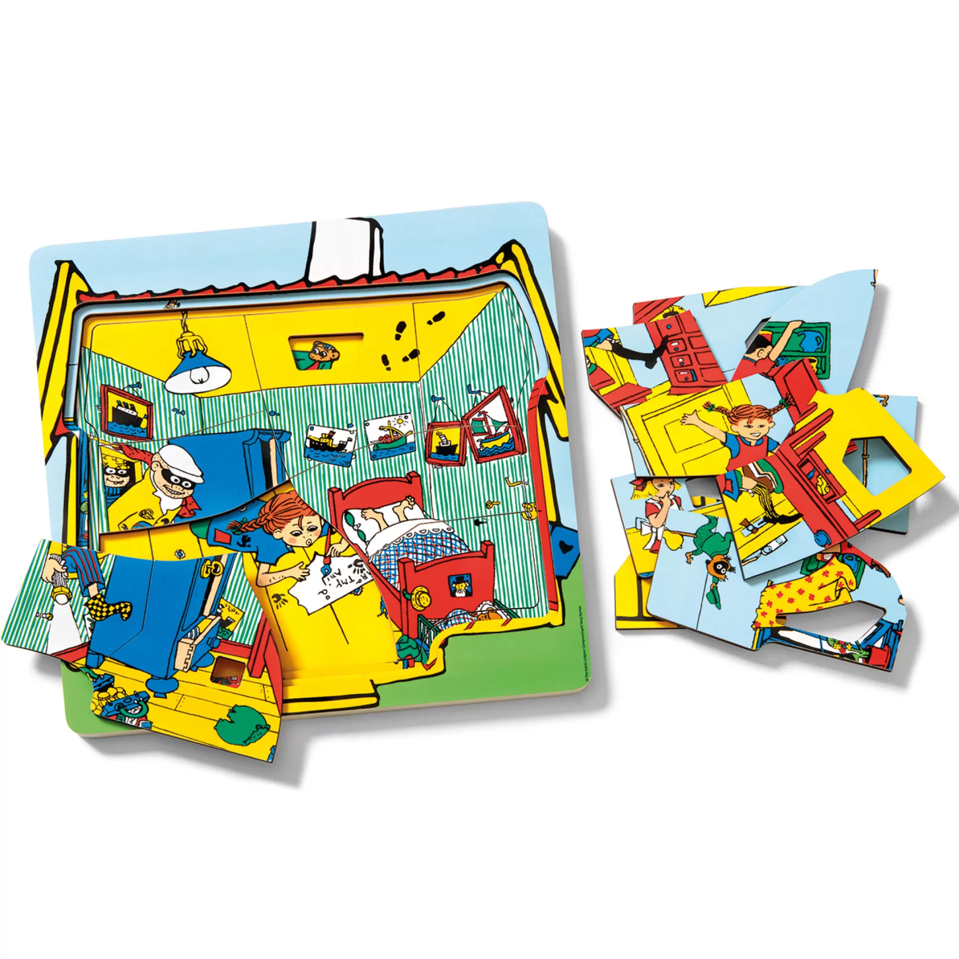 PIPPI Wooden Toys< Puzzle Dual Layer