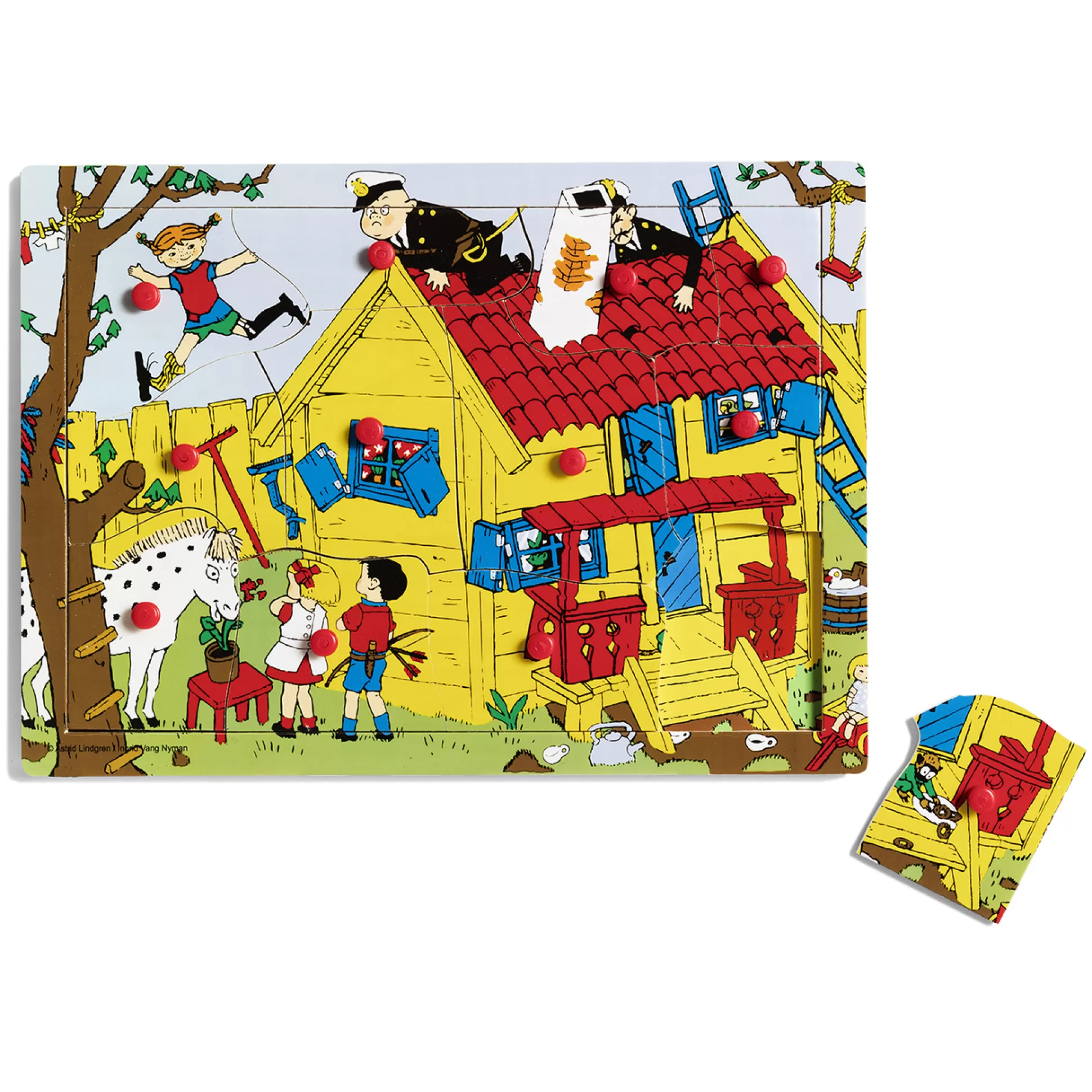 PIPPI Wooden Toys< Puzzle Peg Puzzle 12 Pieces