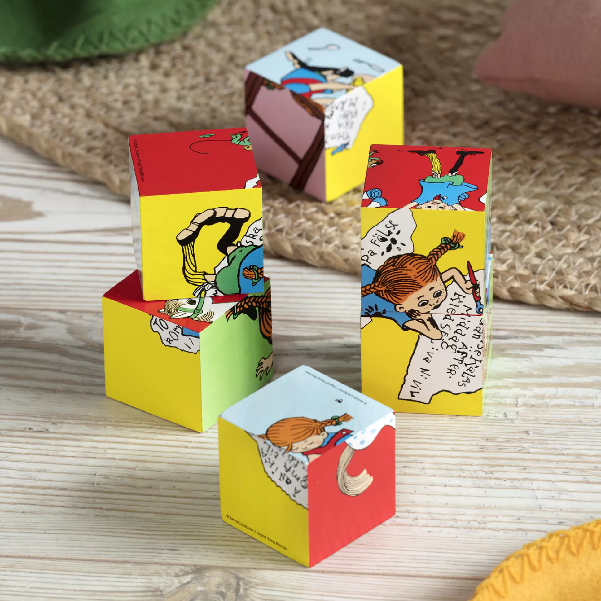 PIPPI Wooden Toys< Puzzle Puzzle Blocks 6 Pieces