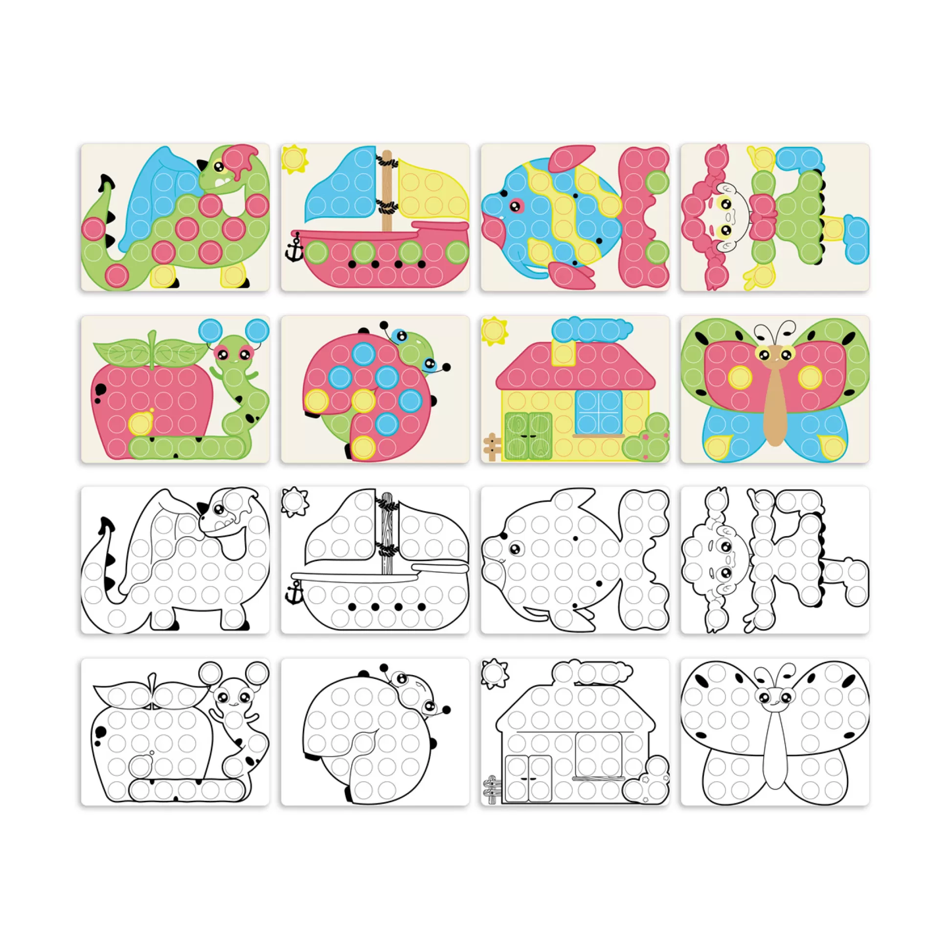 QUERCETTI Kids Puzzles< Game Fantacolor Junior Play Eco+