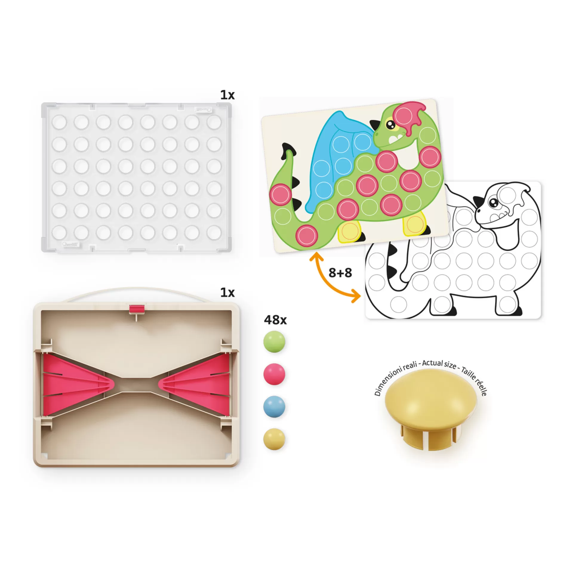 QUERCETTI Kids Puzzles< Game Fantacolor Junior Play Eco+