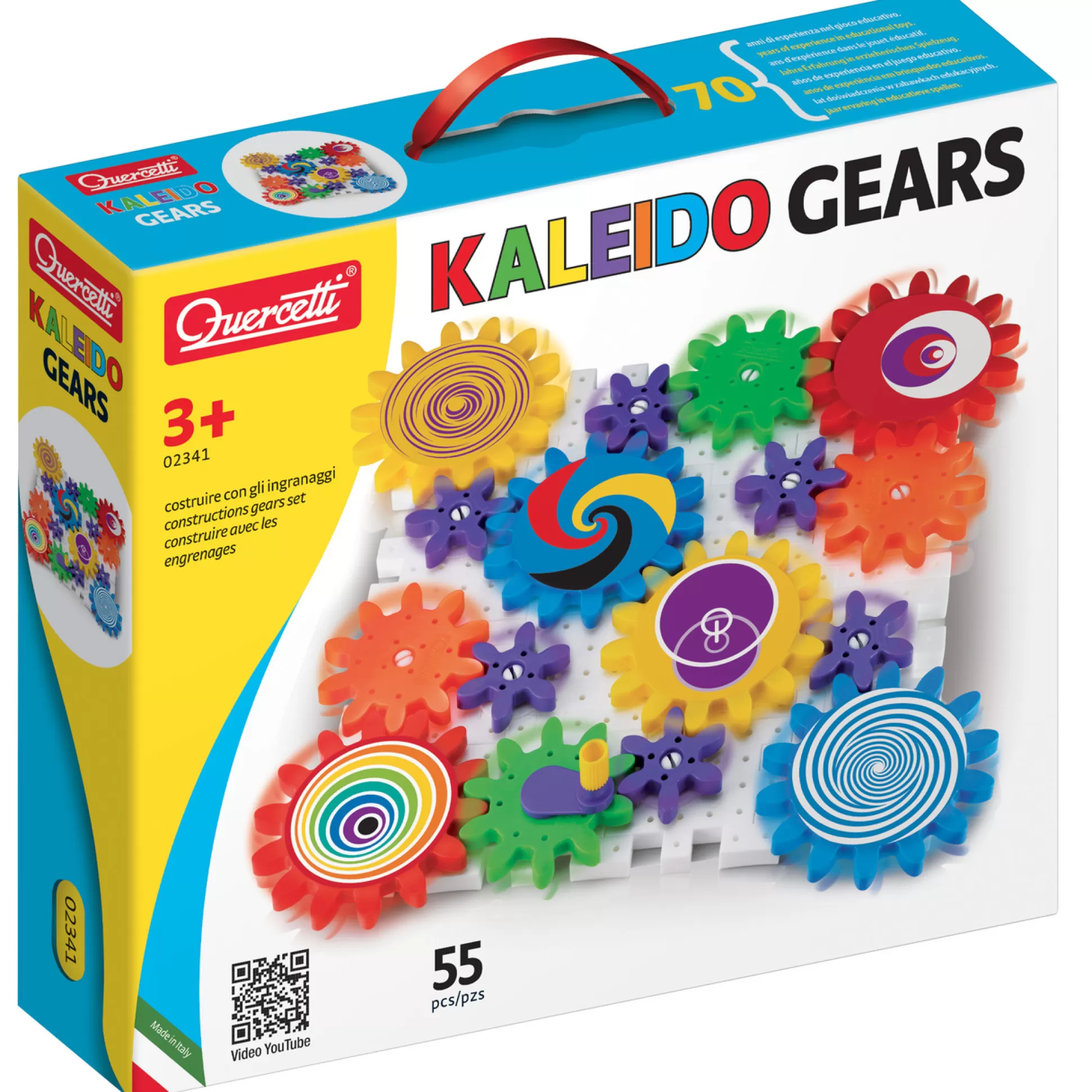 QUERCETTI Kids Puzzles< Game Georello Gears Kaleido