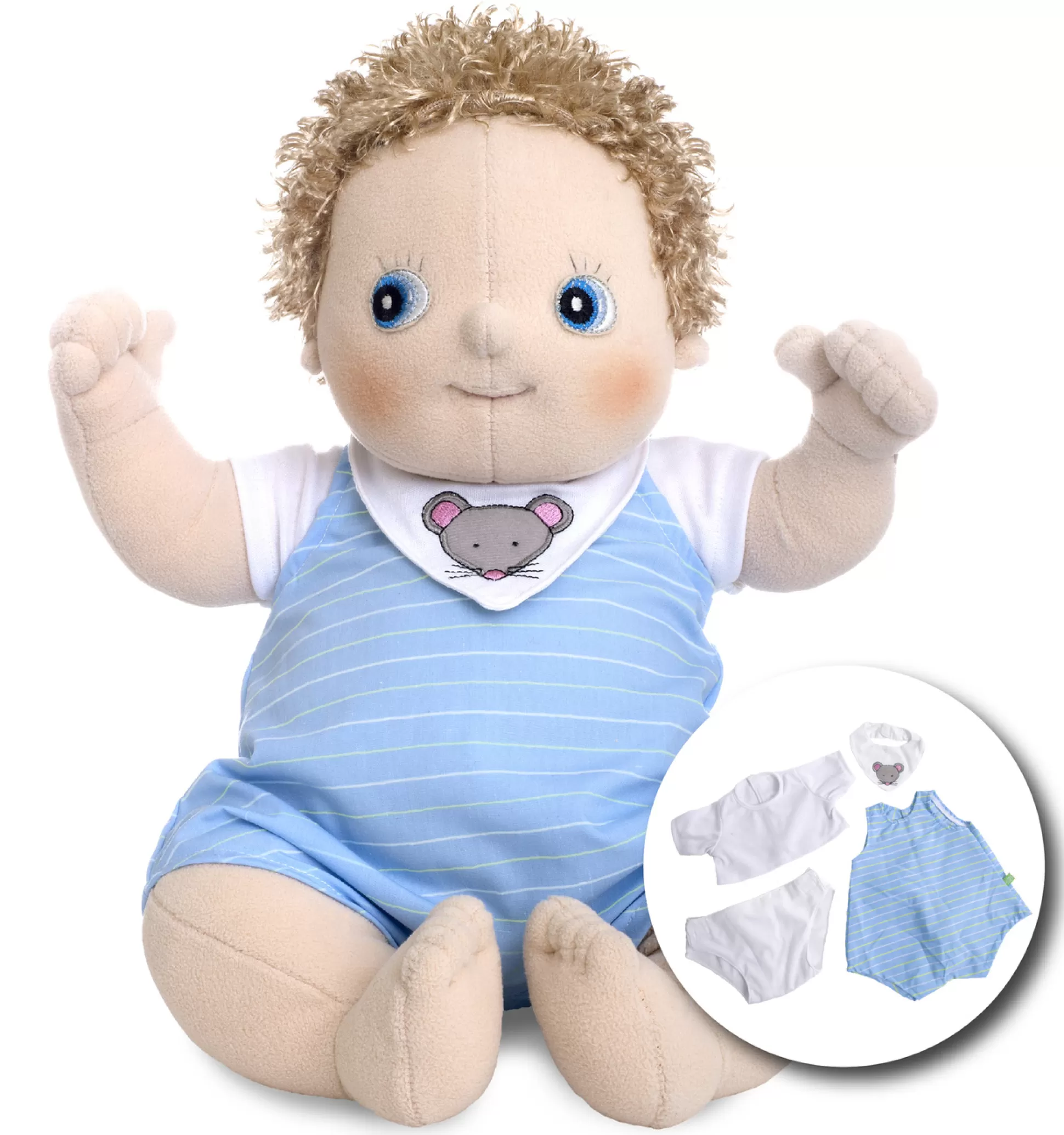 RUBENS BARN Dolls & Doll Accessories< Baby Doll Erik Baby