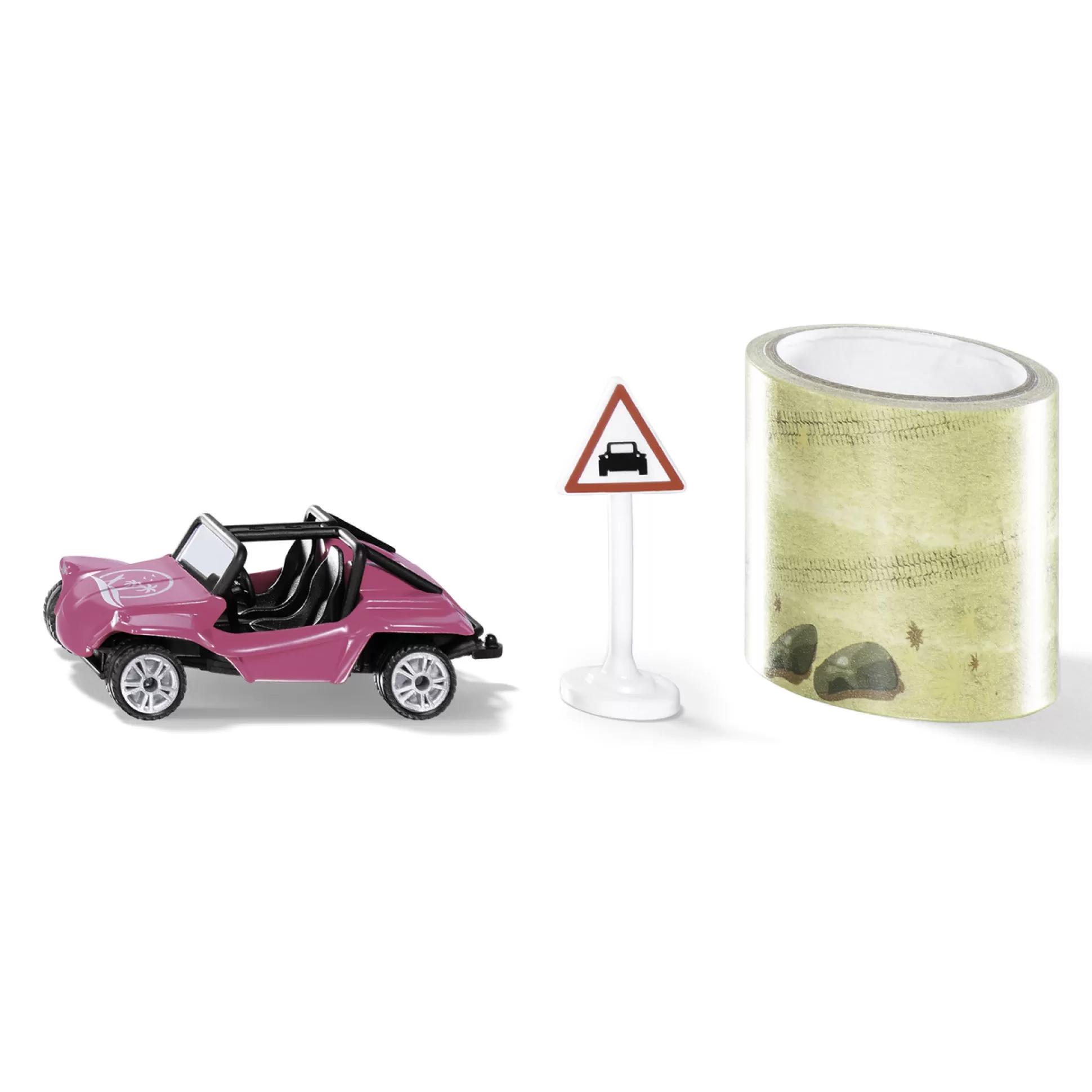 SIKU Toy Cars< Buggy With Sign & Beach Tape