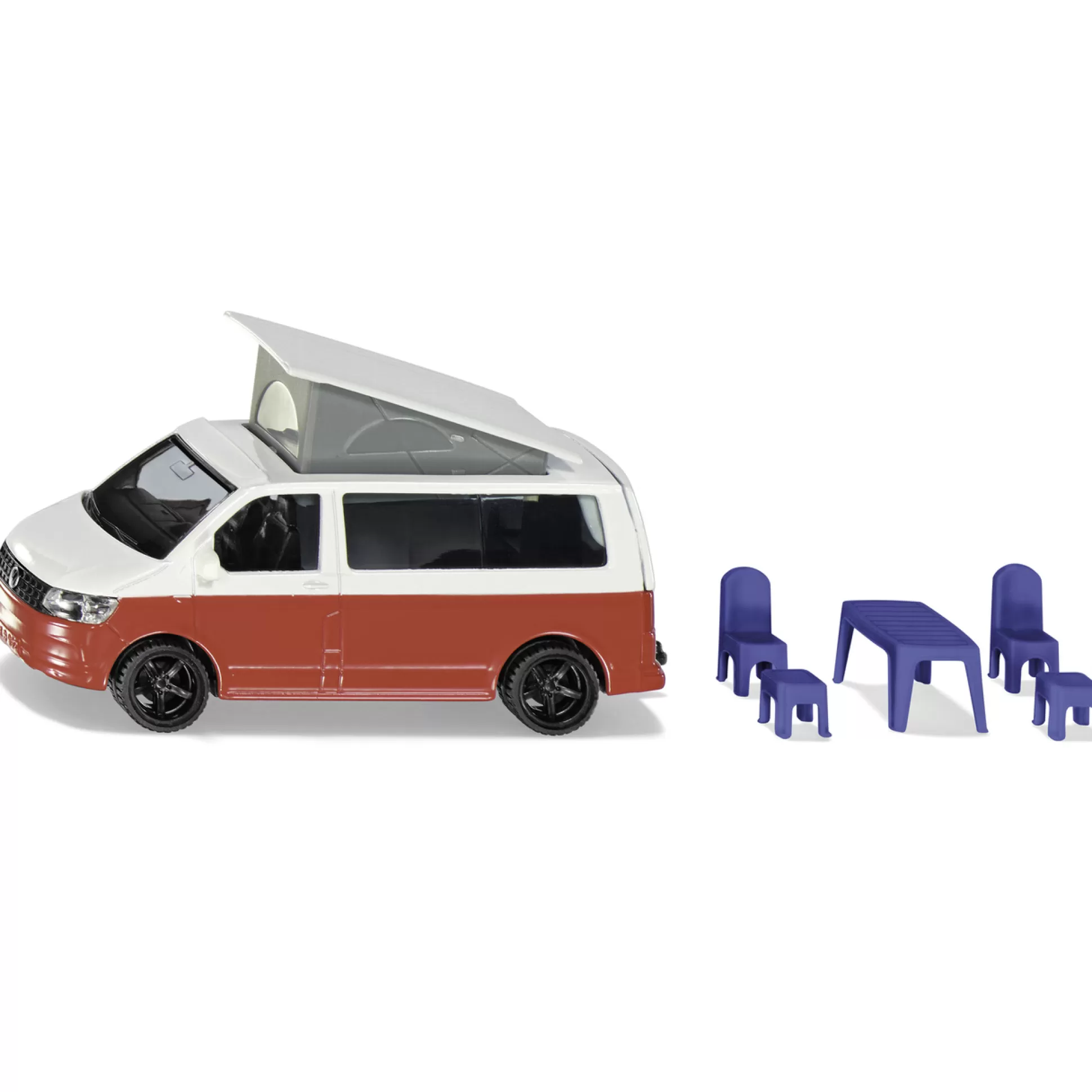 SIKU Toy Cars< Caravan Volkswagen T6 With Accessories 1:50